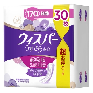 ウィスパー うすさら安心 32cm 170cc 30枚