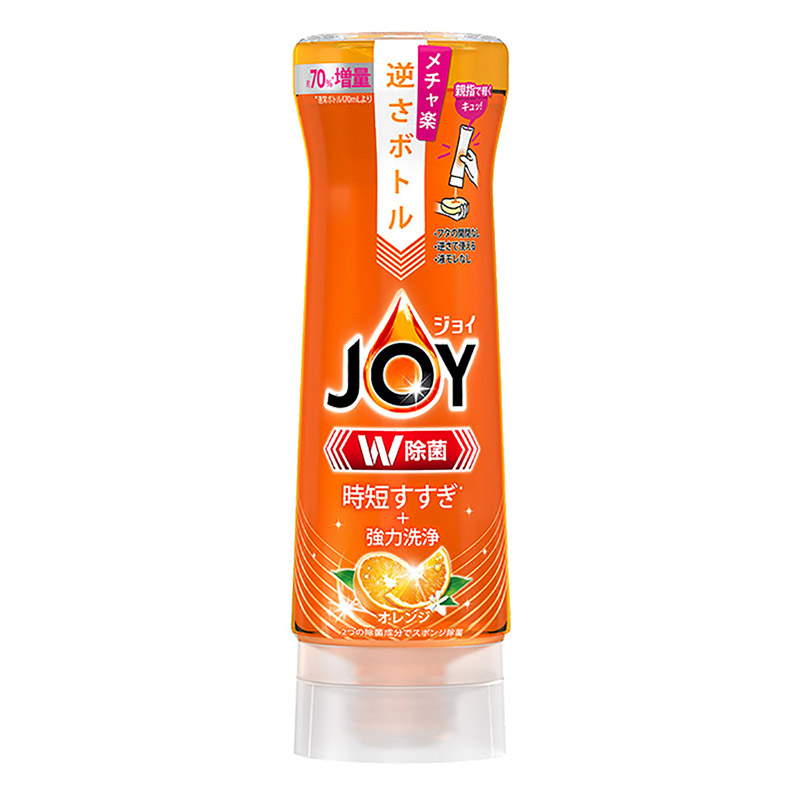 ジョイ W除菌 逆さボトル オレンジ 本体 290ml
