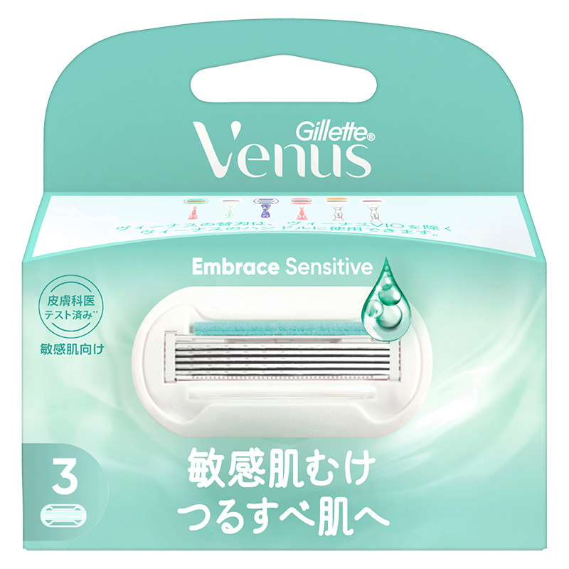 ヴィーナス 敏感肌向け 替刃3枚