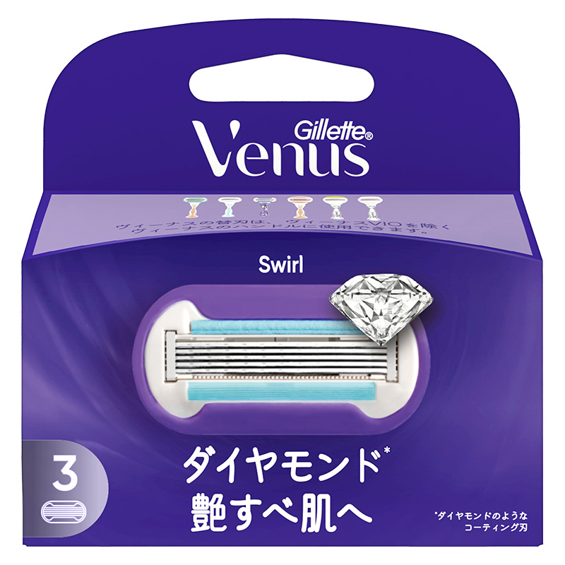 ヴィーナス 艶すべ肌 替刃3枚