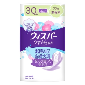 ウィスパー うすさら吸水 30cc 無香料