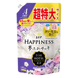 レノアハピネス 夢ふわタッチ ホワイトムスク 詰替 超特大 1285ml