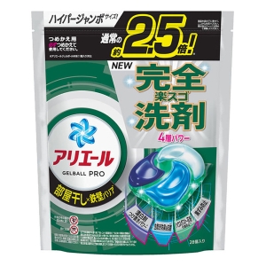 アリエール ジェルボールプロ 部屋干し 詰替 ハイパージャンボ 28個入