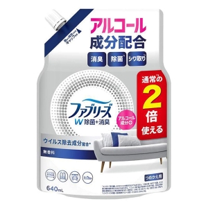 ファブリーズ W除菌+消臭 アルコール成分＋ 詰替 特大 640ml