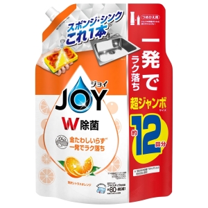 除菌ジョイコンパクト 贅沢シトラスオレンジの香り 詰替 超ジャンボサイズ 1550ml