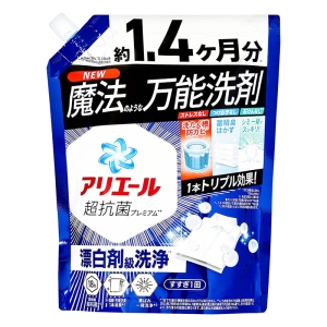 アリエールジェル 超抗菌プレミアム 漂白剤級洗浄 詰替 超ジャンボ 1000g