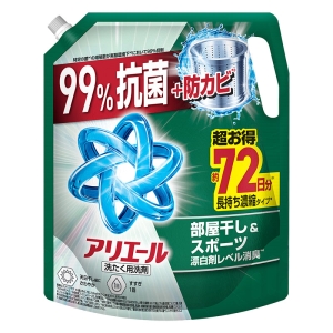 アリエールジェル 超抗菌プレミアム 部屋干し超消臭 詰替 超ウルトラジャンボ 1720g