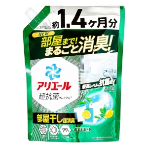 アリエールジェル 超抗菌プレミアム 部屋干し超消臭 詰替 超ジャンボ 1000g