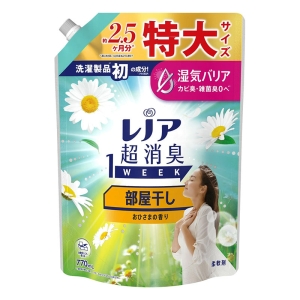 レノア超消臭 1WEEK 部屋干し おひさまの香り 詰替 特大 770ml