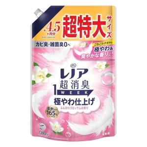 レノア超消臭 1WEEK 極やわ仕上げ ふんわりブロッサム 詰替 超特大 1380ml