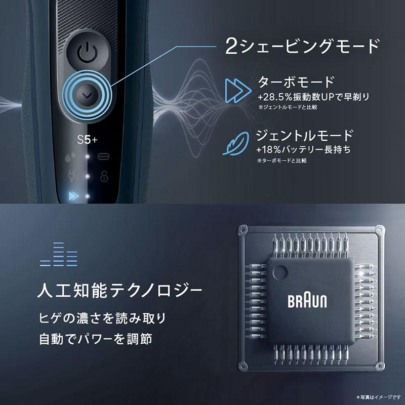 ブラウン 洗浄器付きモデル電動シェーバー 53-A72000CC