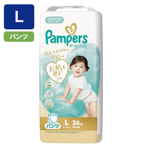 パンパース オムツ 肌へのいちばん【パンツ L 36枚(9～14kg)】