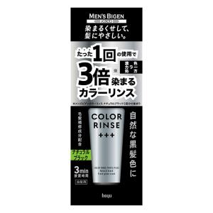 メンズビゲン カラーリンストリプルプラス ナチュラルブラック 120g