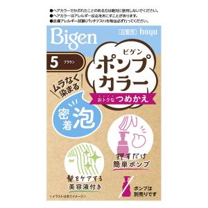 ビゲン ポンプカラー 詰替 5 ブラウン【医薬部外品】