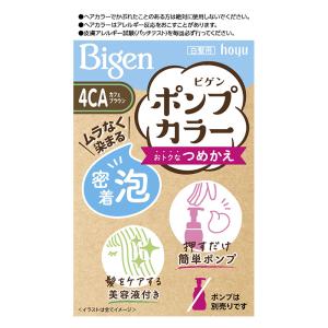 ビゲン ポンプカラー 詰替 4CA カフェブラウン【医薬部外品】