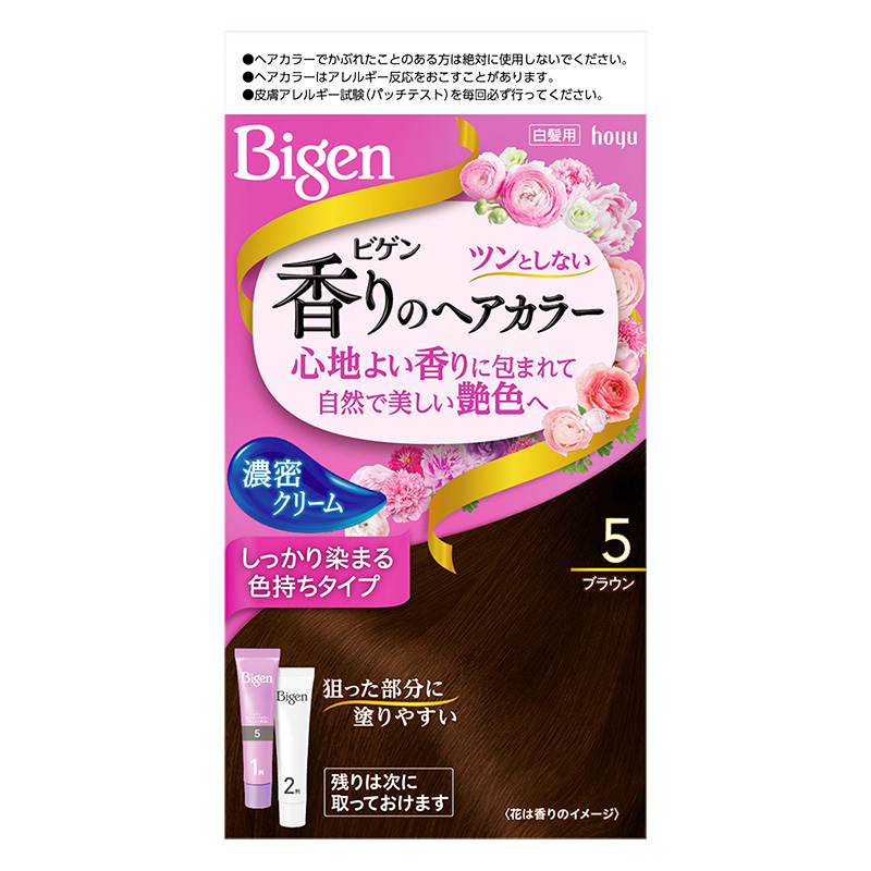 ビゲン 香りのヘアカラークリーム5 ブラウン