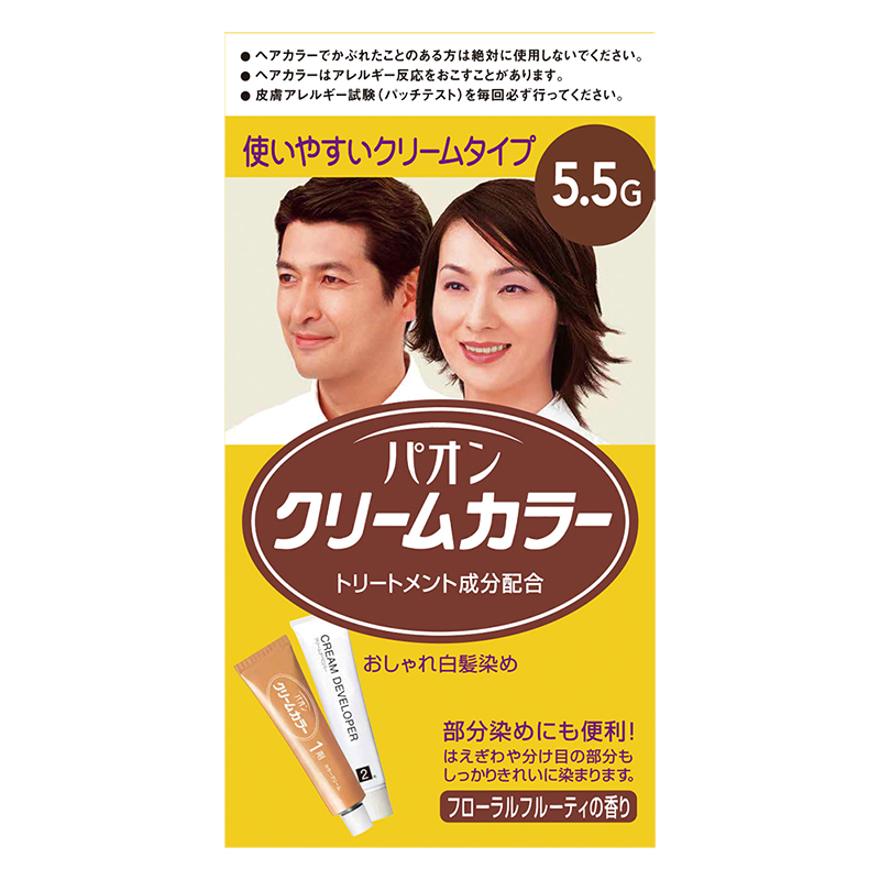 パオン クリームカラー 5.5G 濃いめの栗色