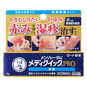 【指定第2類医薬品】メンソレータム メディクイックプロ軟膏 8g