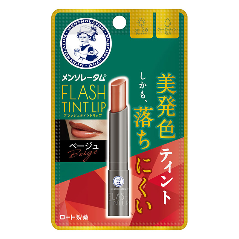 メンソレータム フラッシュティントリップ  ベージュ 2g