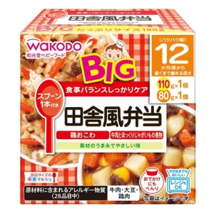 BIGサイズの栄養マルシェ 田舎風弁当 110+80g