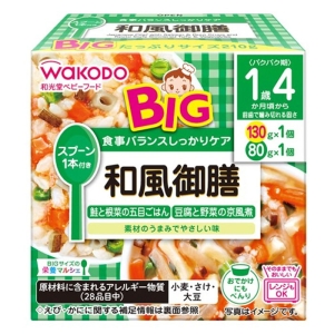 BIGサイズの栄養マルシェ 和風御膳 130g+80g