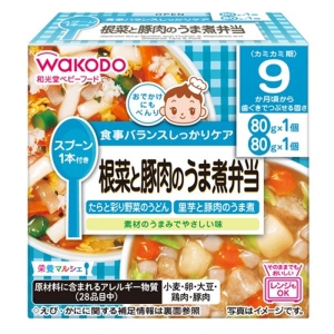 栄養マルシェ 根菜と豚肉のうま煮弁当 2個 80g