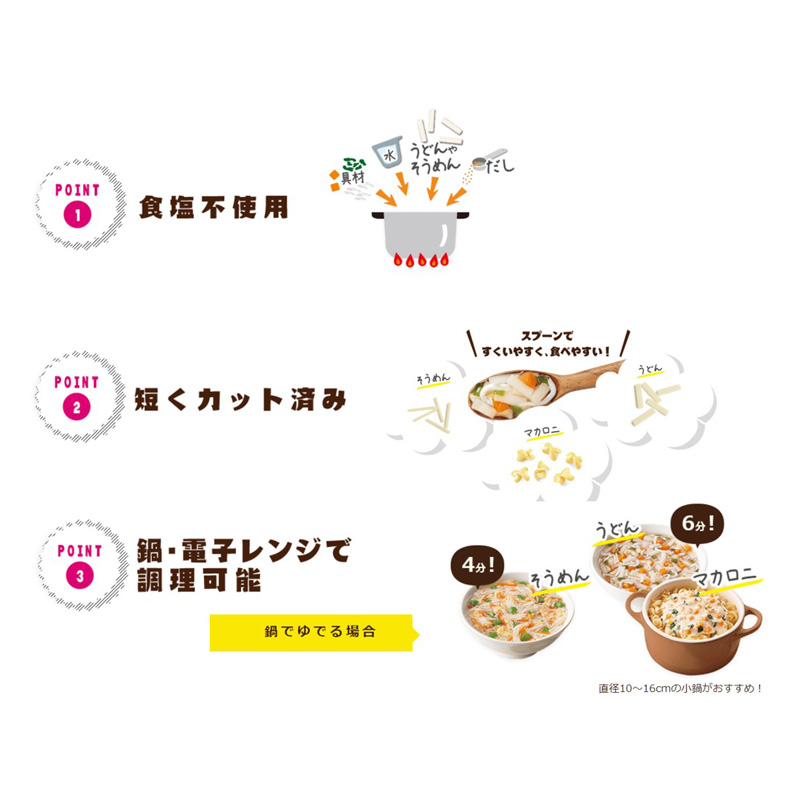 らくらくまんま ベビーのマカロニ 130g