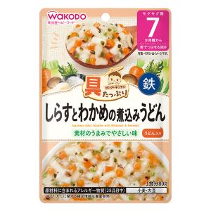 具たっぷりグーグーキッチン しらすとわかめの煮込みうどん 80g