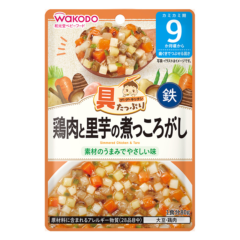 具たっぷりグーグーキッチン 鶏肉と里芋の煮っころがし 80g
