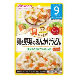 具たっぷりグーグーキッチン 鶏と野菜のあんかけうどん 80g