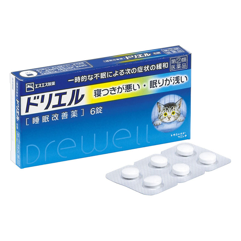 【指定第2類医薬品】【指定濫用防止医薬品】●ドリエル 6錠
