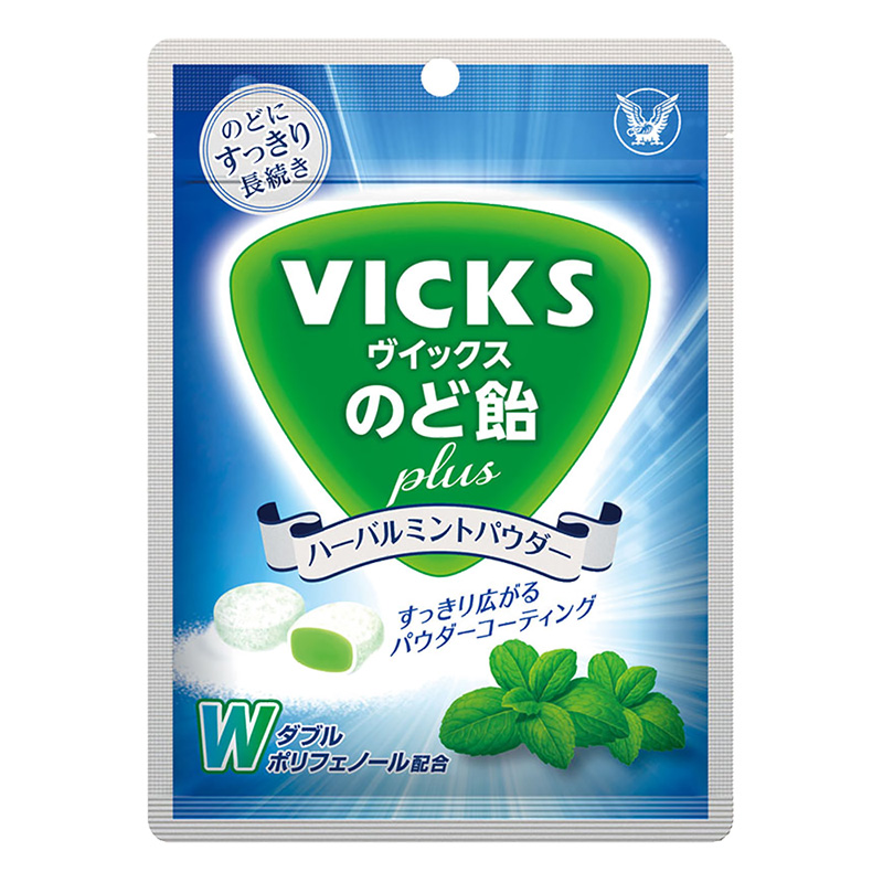 ヴイックス のど飴プラス ハーバルミントパウダー 62g