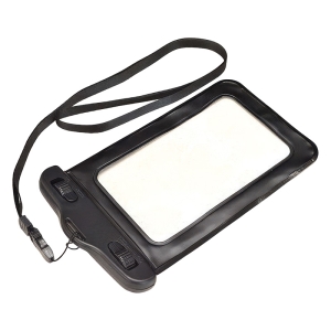 【お取り寄せ商品】スマホ防水ケース Lサイズ 5.5インチ対応 ブラック