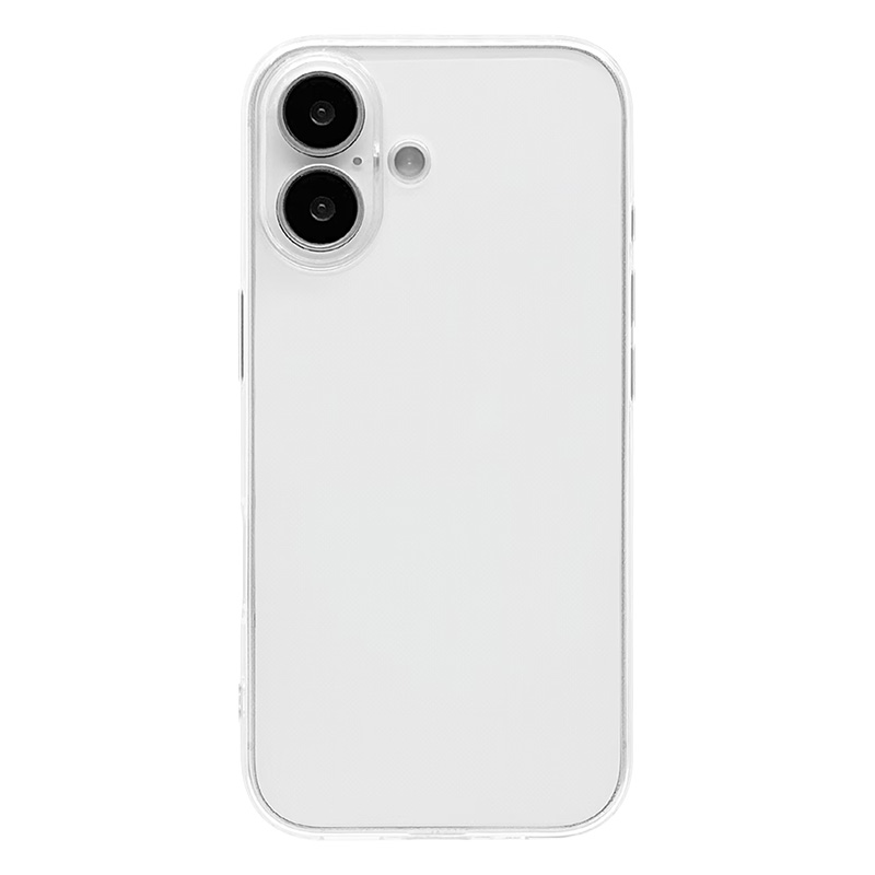 iPhone17 ソフトケース TPU 耐衝撃吸収 クリア 8878IP5ATPCL