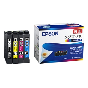 純正インクカートリッジ メダマヤキ 4色パック MED-4CL