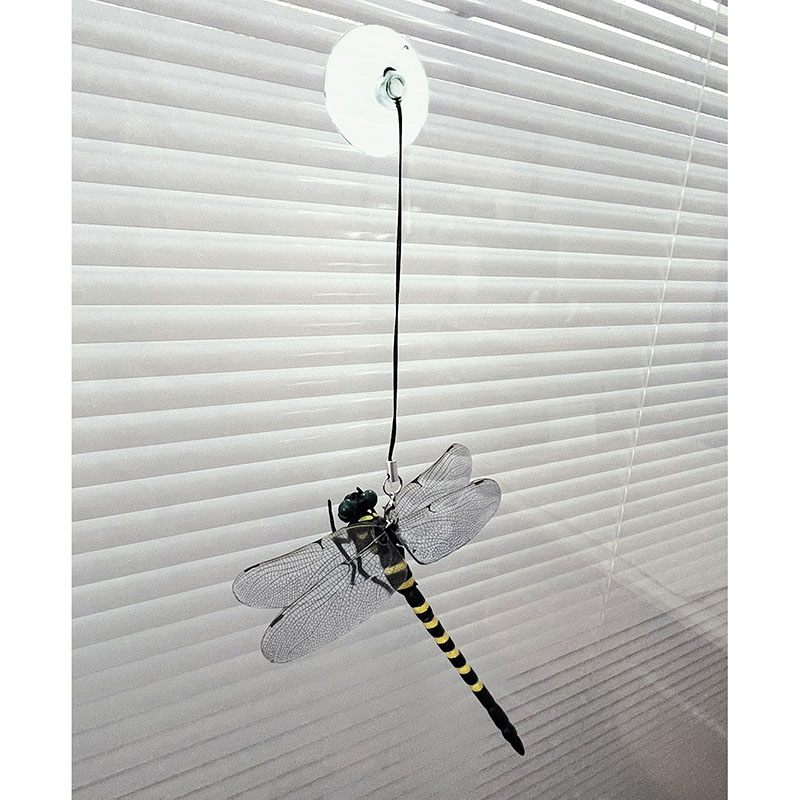 イヤ～な虫の天敵 オニヤンマ兄弟 網戸・窓ガラス用 マグネット&吸盤タイプ