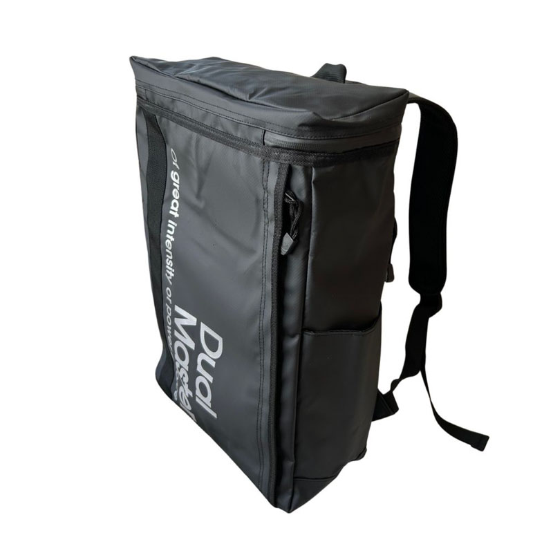 Dual Master スクエアリュック 20L ブラック×ホワイト