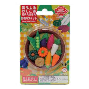 おもしろ消しゴムブリスターパック・野菜バスケット