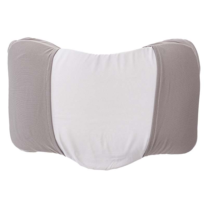 仰向き寝さんにおすすめ マシュマロフィットピロー 40×60cm チップ グレー