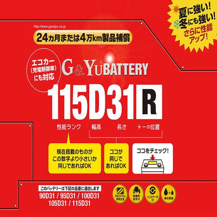 G&Yuバッテリー 20.8kg