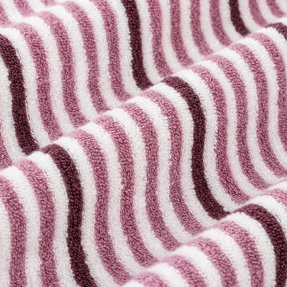 のびのびパイル 枕カバー 32×52cm ワイン