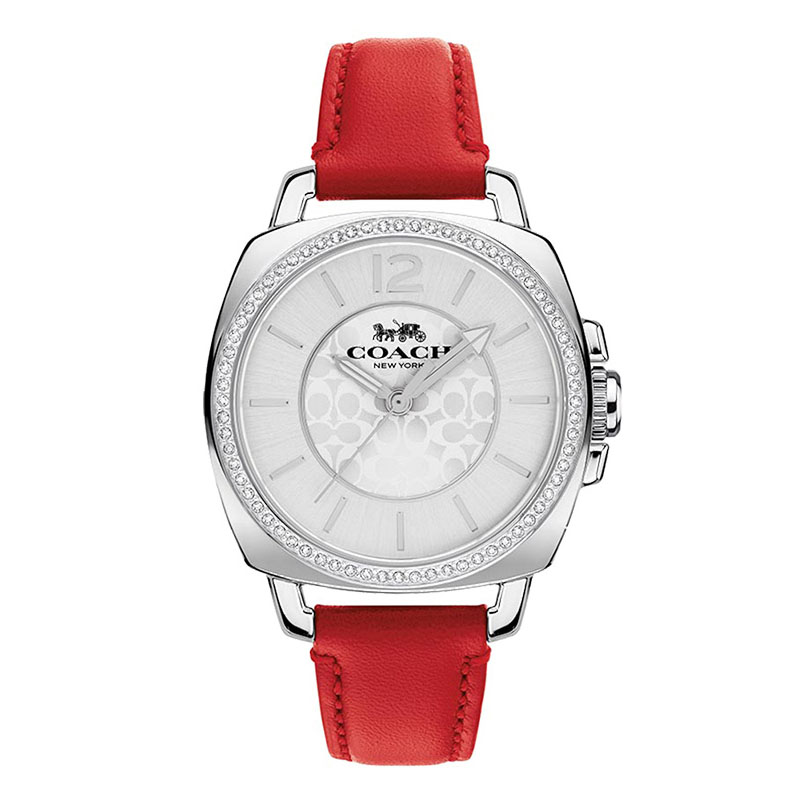 コーチ レディース 腕時計 BOYFRIEND SMALL レッド 14503855