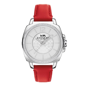 コーチ レディース 腕時計 BOYFRIEND SMALL レッド 14503855