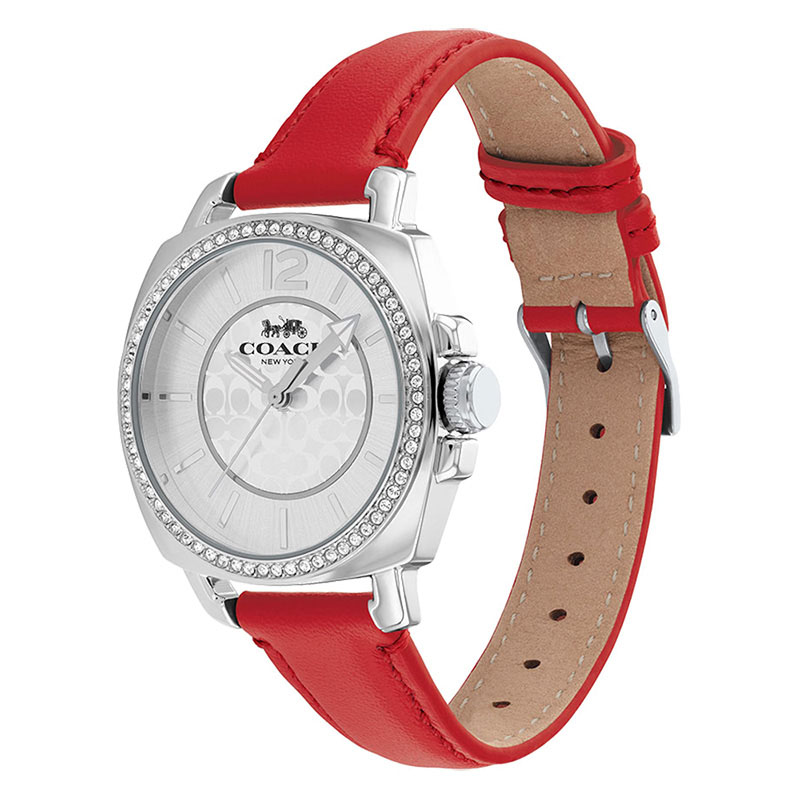 コーチ レディース 腕時計 BOYFRIEND SMALL レッド 14503855