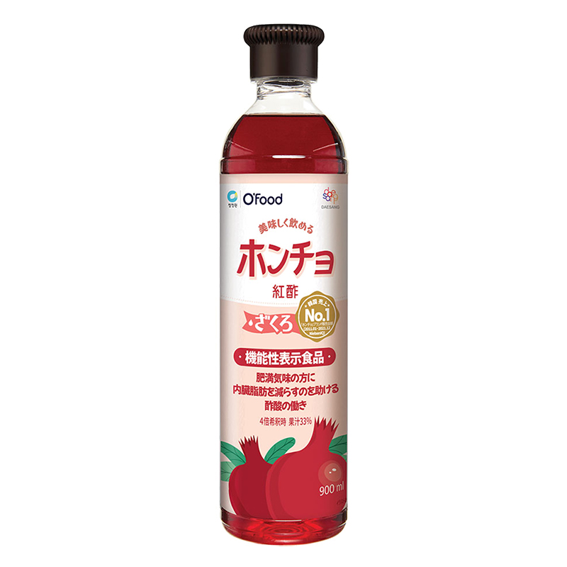機能性表示 ホンチョ(紅酢)ざくろ 900ml